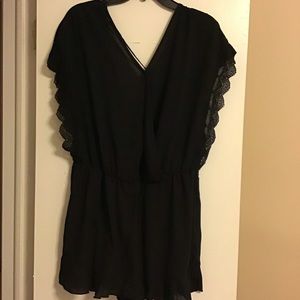 Women’s black romper